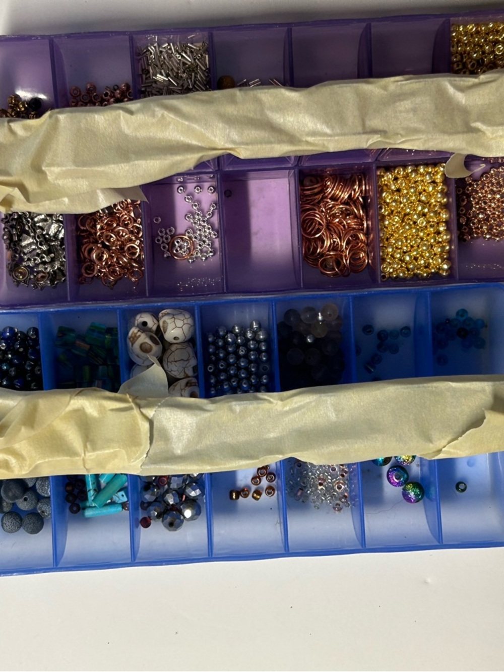 Assorted Jewelry-Making Supplies Kit – Black, Silver, Blue, Gold, Copper - Picture 6 of 13